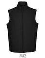 Heren Softshell Bodywarmer Sols Race zwart